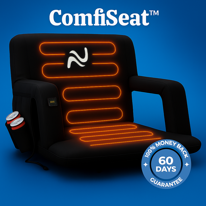 ComfiSeat™ Heated Seat Cushion with Built-In Massager